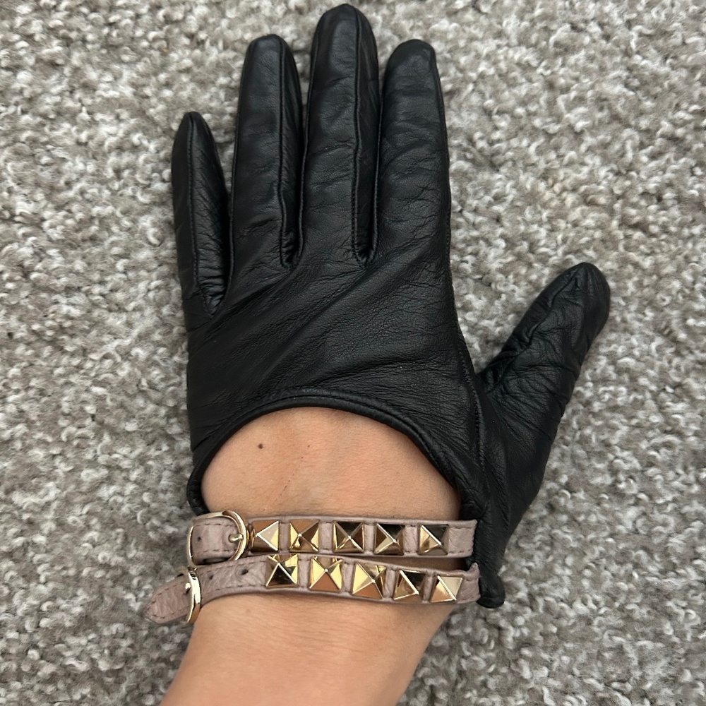 Valentino Garavani leather gloves